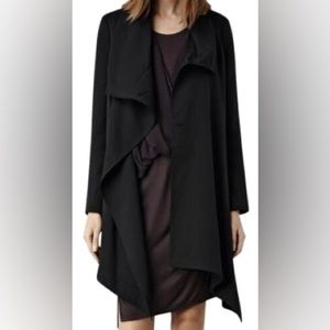 All Saints Aiko Monument Coat in Black.
Size 4.